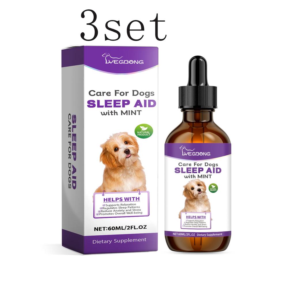 Krople na sen dla psa: Wspiera sen nocny psów, Kropelki i suplement do pielęgnacji snu zwierząt