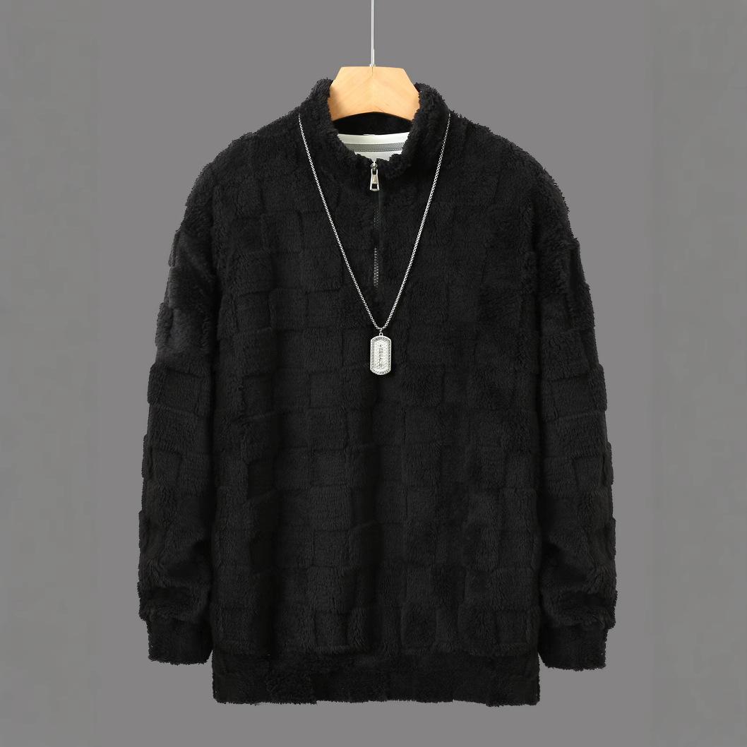 

Популярный свободный свитер с капюшоном, осенне-зимняя повседневная куртка большого размера на молнии 3XL