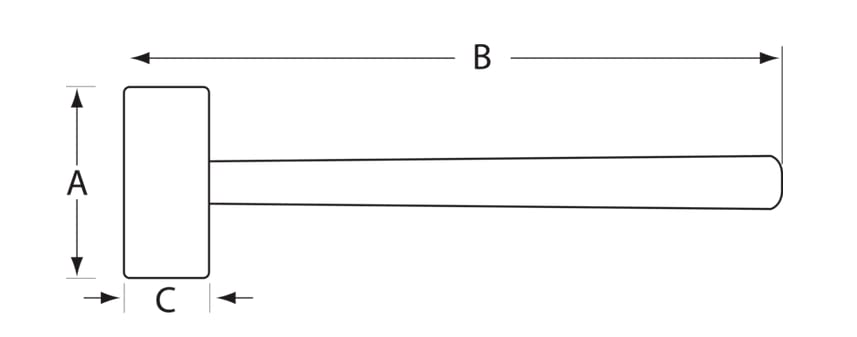 Ciocan perforator BAHCO fără vibrații, fără șocuri, 3625PU-105