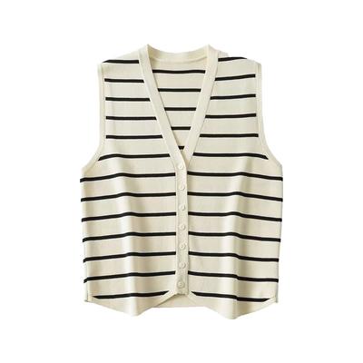 Women Fashion Argyle Plaid Single Breasted Knitted Vest Vintage V-Neck Sleeveless Female Chic Lady Outfits Plus Size