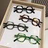 Anti-blue Light Retro Frame Reading Glasses For Men With Artistic Oval-shaped Frames