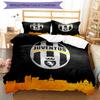 Juventus Football Club Printed Pattern Duvet Cover Set – includes 1 duvet cover and 2 matching pillowcases Bedroom decor Christmas gifts