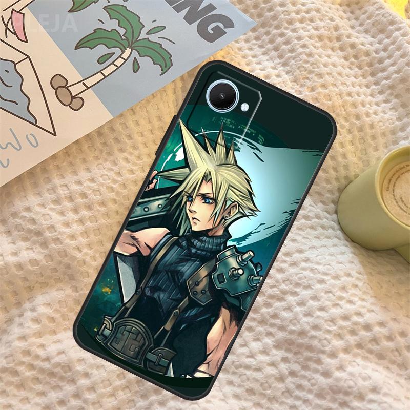 FINAL FANTASY Cloud Strife Case For Realme C55 C71 C67 C51 C75 C63 C61 C65 C53 C35 11 12 13 14 Pro Plus GT6 GT7 15 Pro