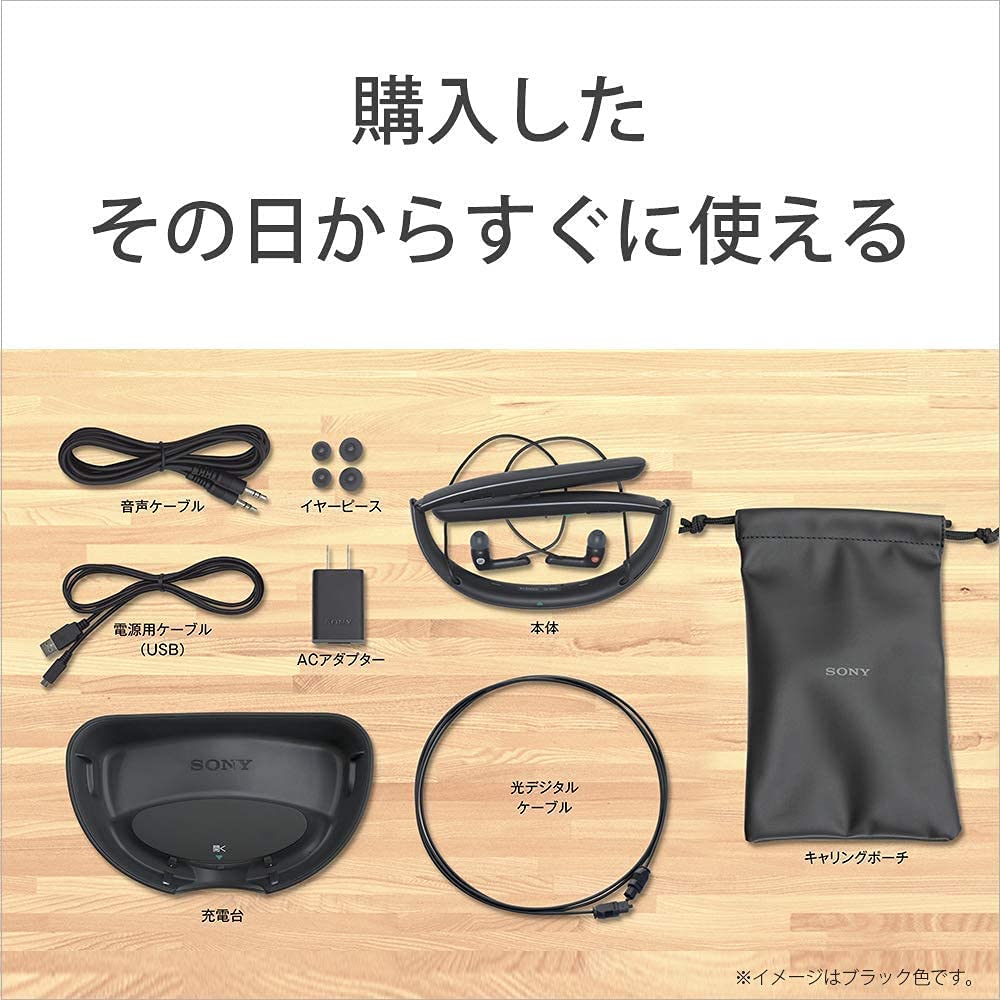 Sony Amplificador de Som/Alto-falante de TV de Pescoço SMR-10: Até 24 Horas de Duração da Bateria, Seleção Automática de Cena/Cancelamento de Ruído da Minha Voz, Branco SMR-10 W