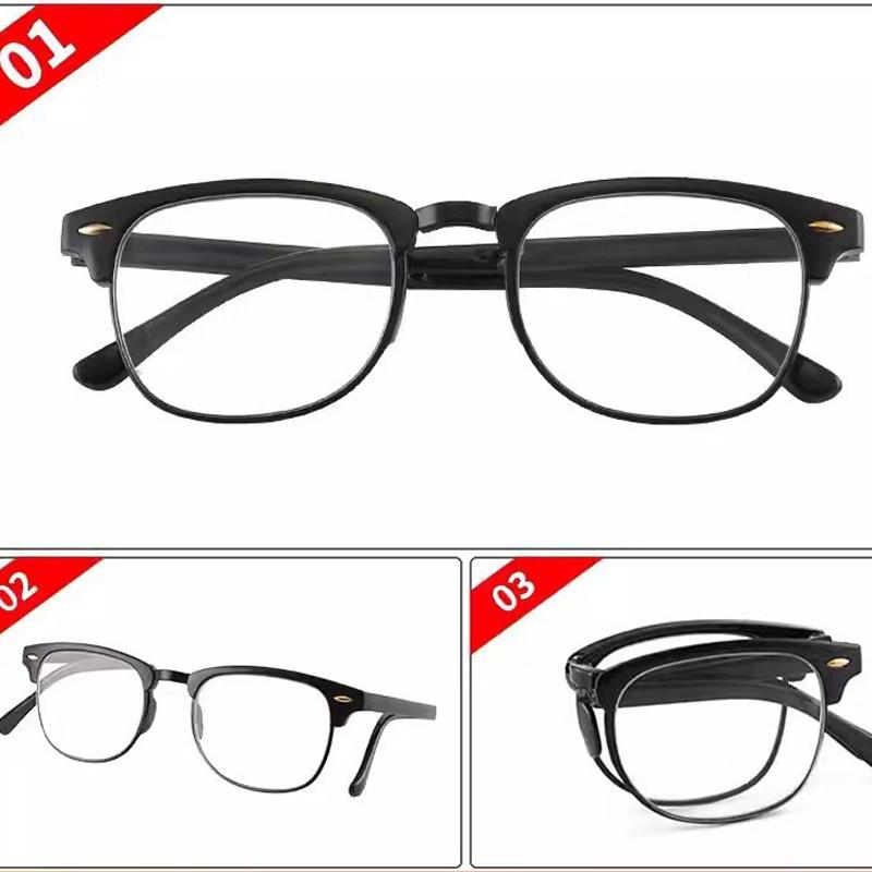 New Personalized Mini Retro Round Frame Reading Glasses For Men Women Fashion Spring Legs Rejuvenated 133