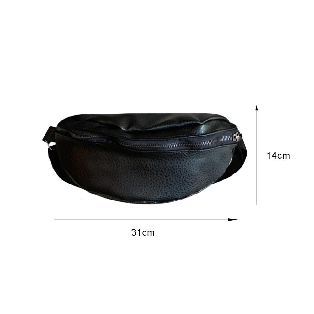 simple black fanny pack