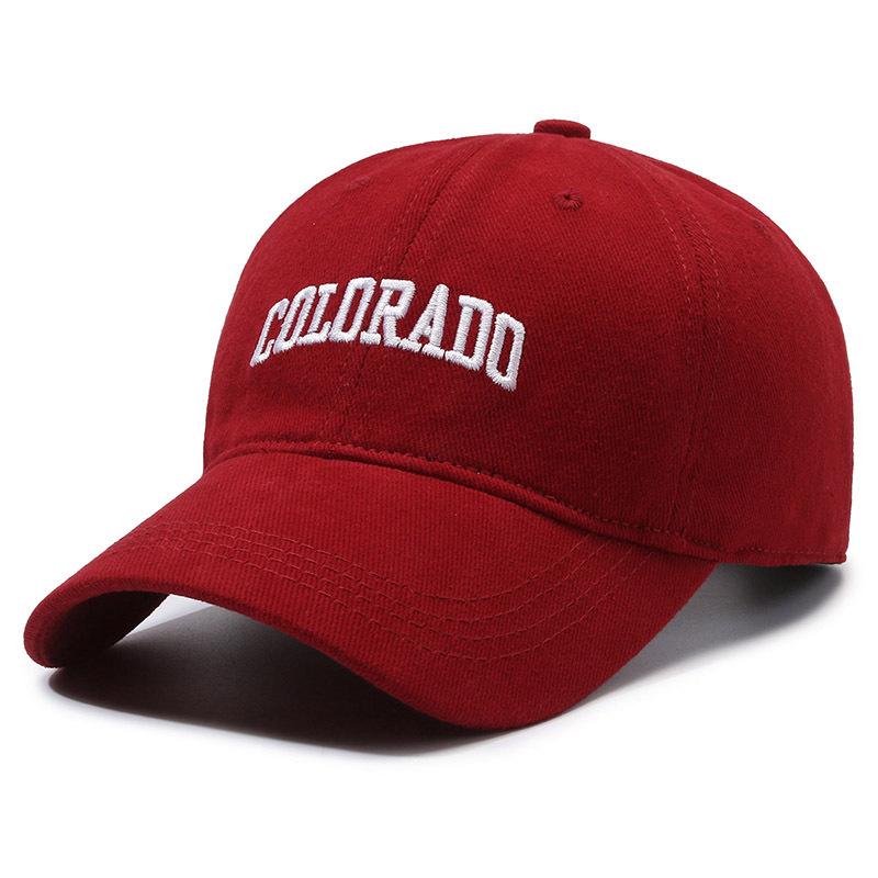 Snowflake Velvet COLORADO Baseball Cap for Women, Small Face, Wide Brim Cap, Summer Visor for Men
