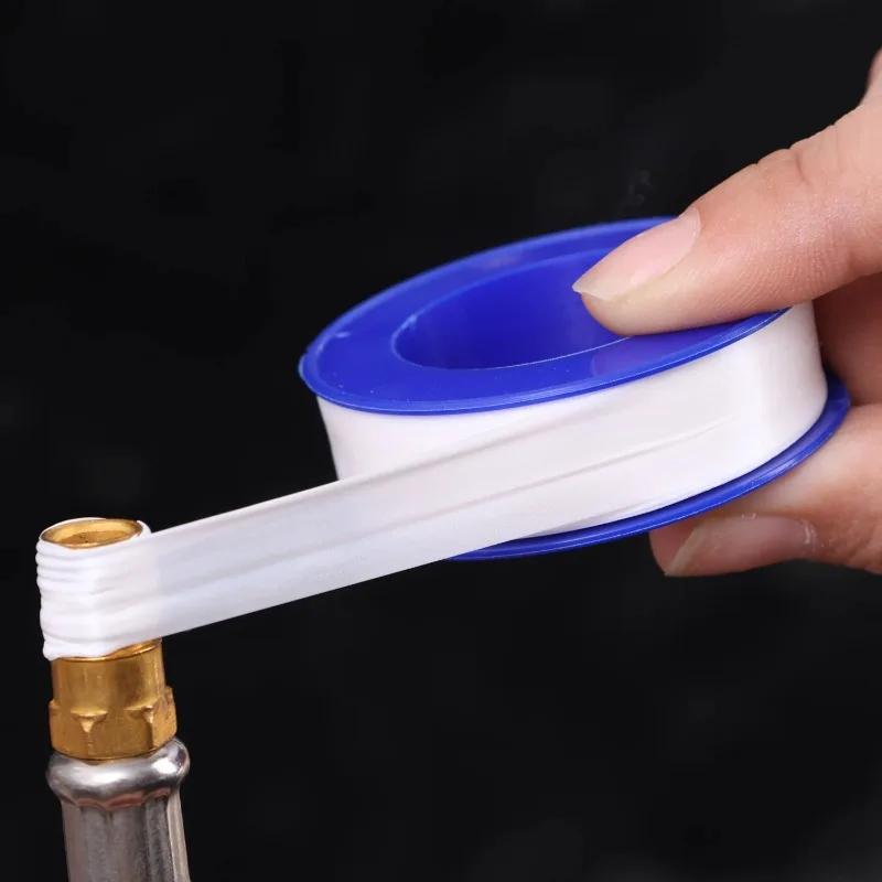 PTFE Tape Plumbers Waterproof Sealant Plumbing Tape for Shower Head Repairing Home Bathroom Water Pipe Stop Leaks Sealing Tool