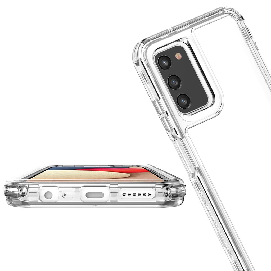 Clear Case for Samsung Galaxy A03s (166.5mm)/A02s (166.5mm) Acrylic+TPU Cover