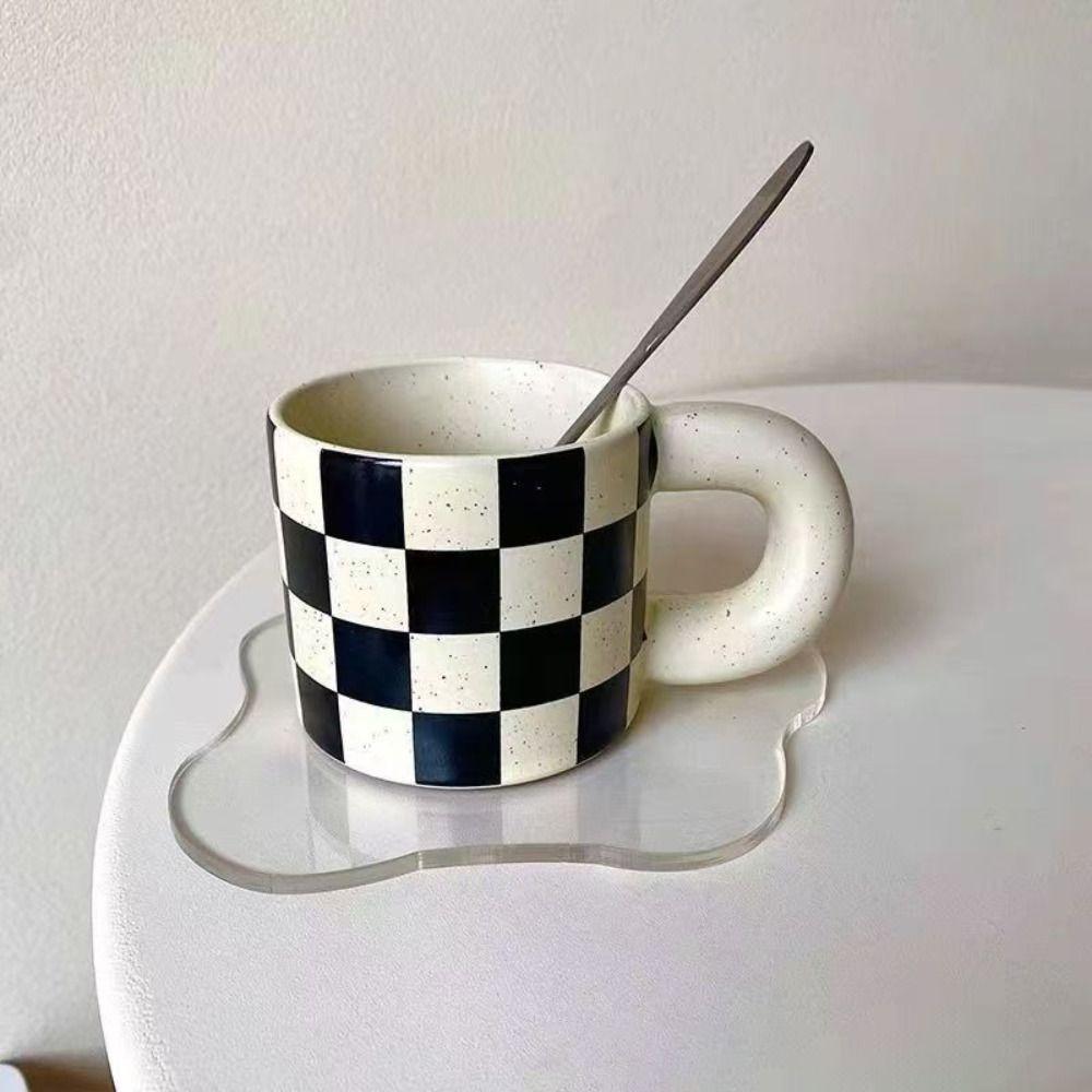 

5 шт. Прозрачная подставка неправильной формы в виде облака, акриловая подставка для чашки, защита для стола, плейсмат, гостиная зелёный