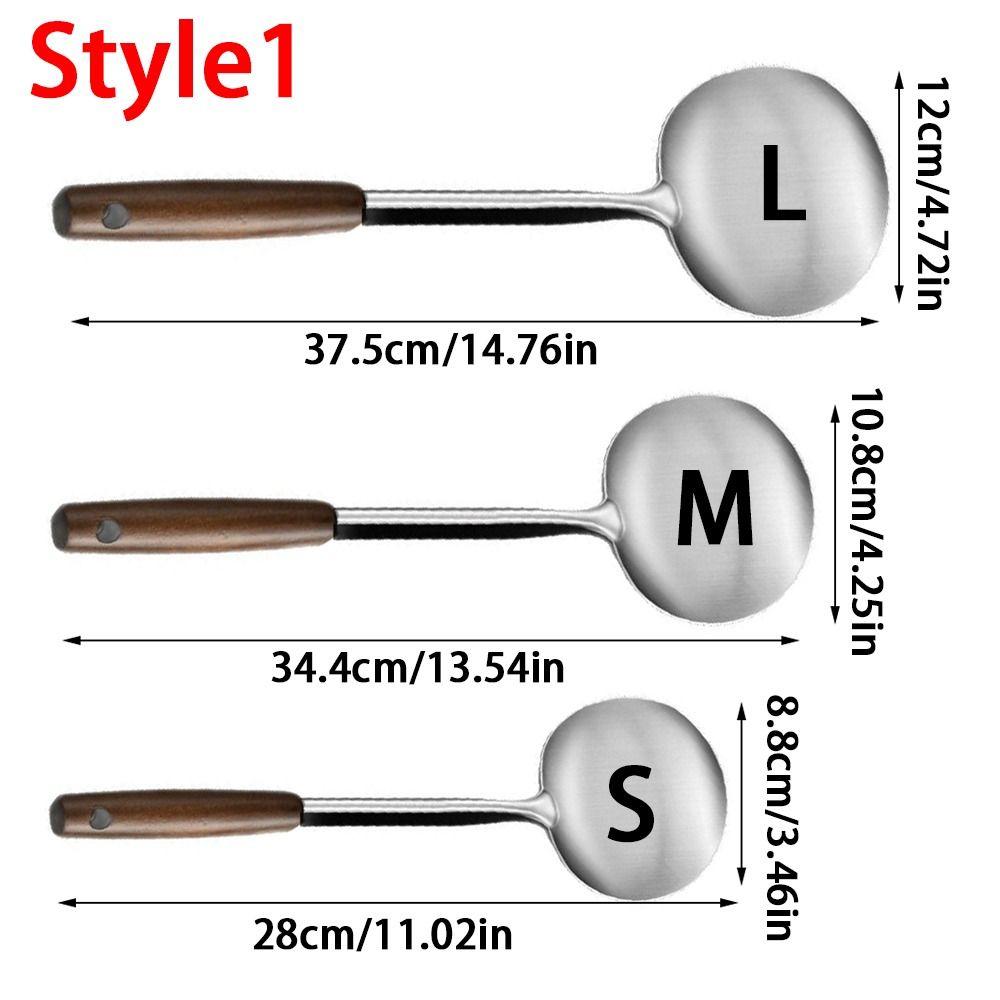 Mushroom Shape Kitchen Stir Fry Spoon Wood Handle Cooking Spoon New Cooking Spatula  Kitchen Tools