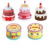 3D Weiche Gummi Mini Cupcake Dekoration Ornamente für Kindergeburtstagsverkleidung