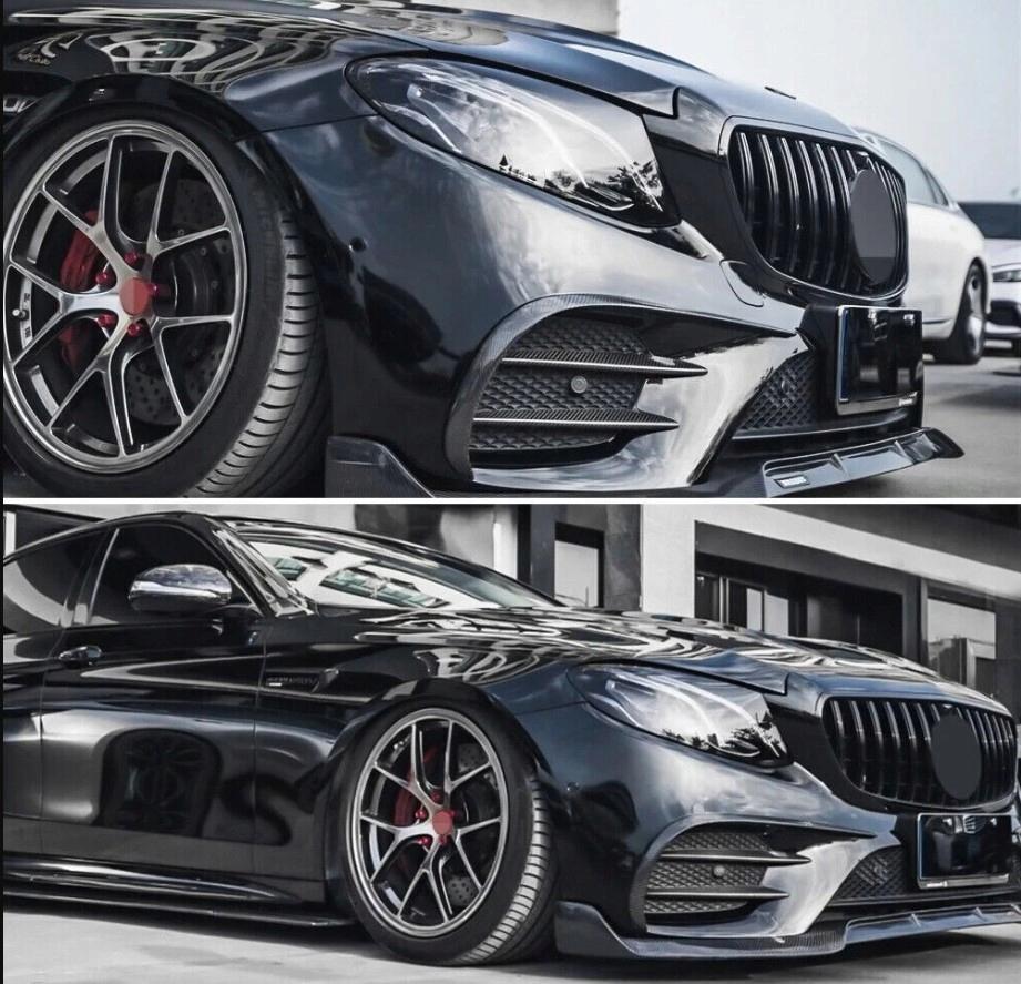Atrapa Grill Mercedes E Klasa W213 S213 16-20 Panamericana Gt Czarny Połysk