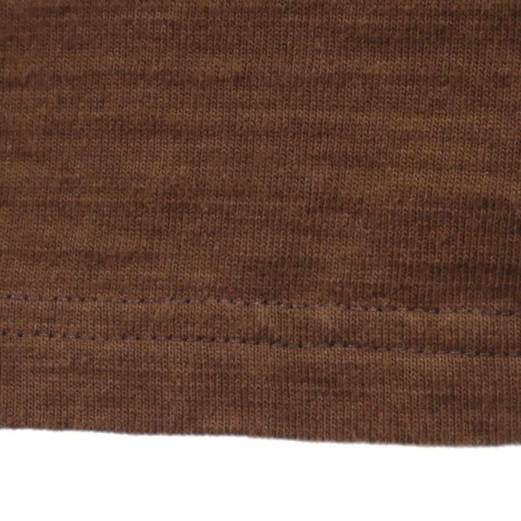 Le Minor Made In France Border Long Sleeve Tunic 1 Brown X Blue One Piece Women Used