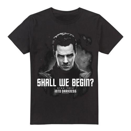 Star Trek: Into Darkness Mens Shall We Begin T-Shirt