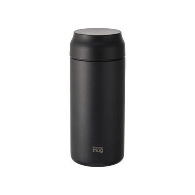 THERMO MUG Garrafa térmica de aço inoxidável ALLDAY preta 360ml AL21-36