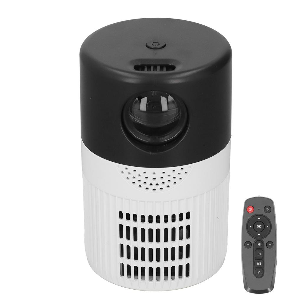 Mini Projector TFT LCD High Definition Dual Fan Portable Home Video Movie Projector 100‑240V UK Plug