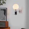 2025 Bauhaus Vintage Chinese-Style Wall Lamp: Modern Minimalist French Retro for Living Room & Bedroom Atmosphere