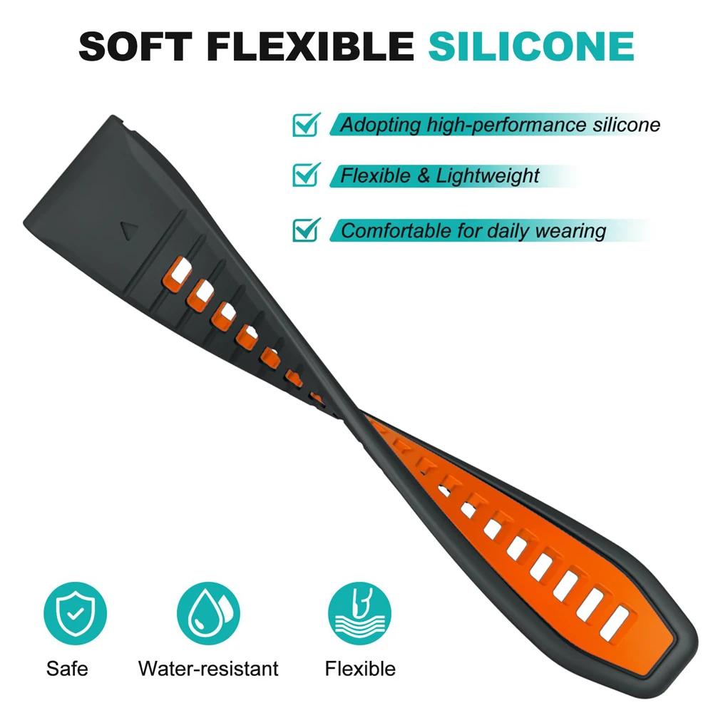 Sport Silicone Band For Garmin Fenix E 8 47mm 51mm 7 7X Bracelet For Garmin Enduro 3/Epix Gen Pro QuickFit 22mm 26mm Watch Strap