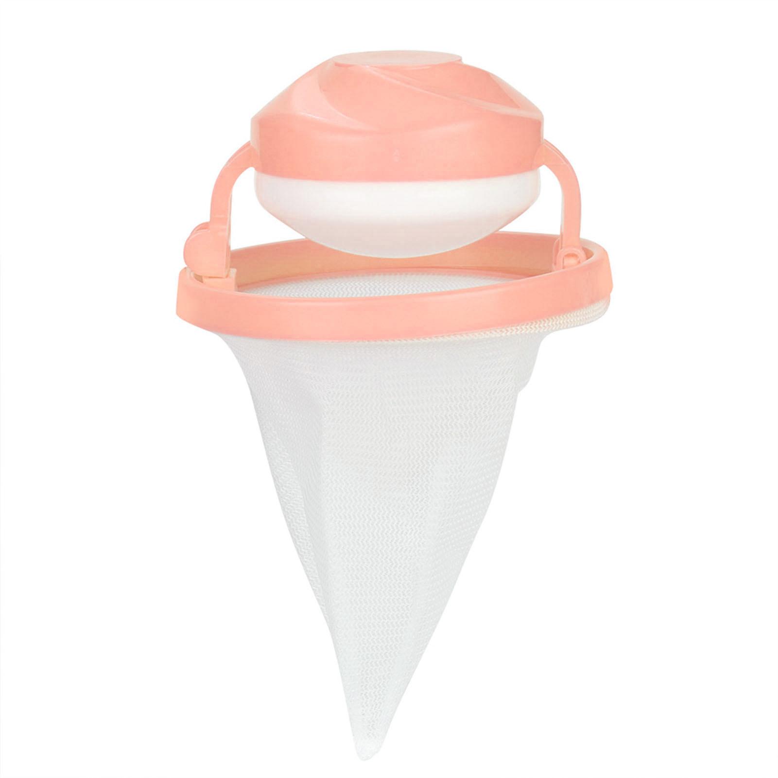Lebegő szöszhálózsák Állatszőrgyűjtő Mosógéphez(Kék) Pink white