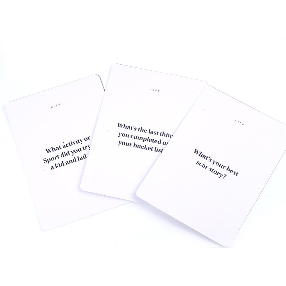 Romantic Couple's Small Talk Game Cards: Inspiring Conversations