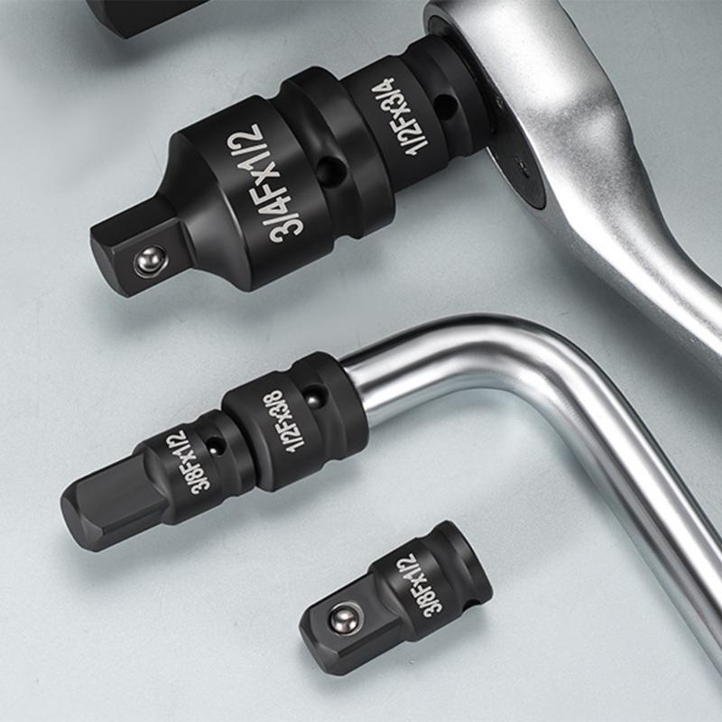 2pcs Impact Socket Adapter Set Converts 3/4Inch To 1/2Inch & 1/2Inch To 3/4Inch for Profession Repair Tool Easy Carrying