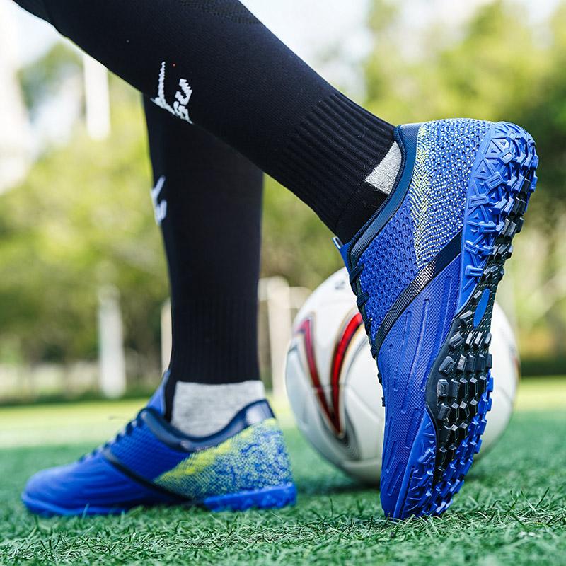 Outdoor Professional Soccer Shoes for Men with Long Spikes and Ankle Support Spring Autumn Man Trainer Football Shoes