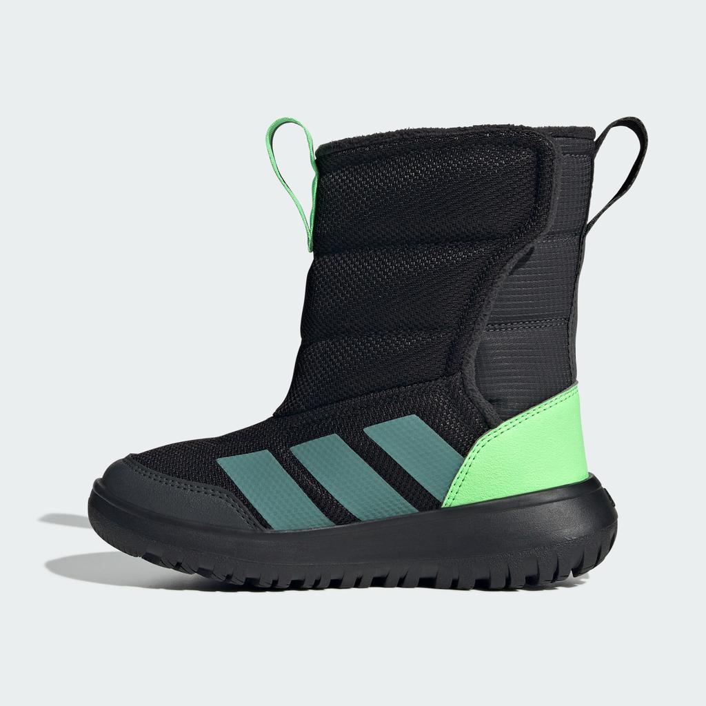 Adidas WINTERPLAY Fabric Thermal High top Kids' Snow Boots Black Child
