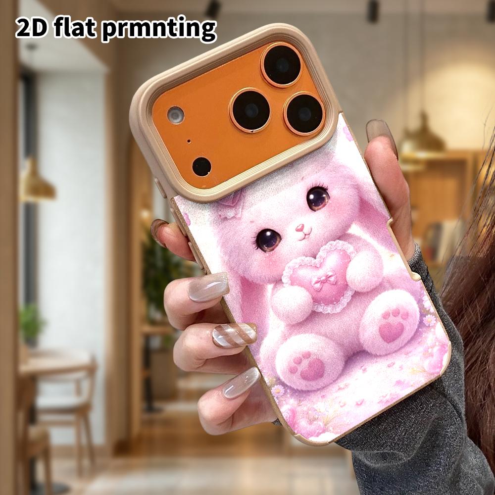 Phone Case: Lambskin 2D Flat Samsung Galaxy A34 A35 M05 M06 S20 S22 S21 FE Plus 5G Protective Case, Droopy-Eared Rabbit, Christmas and Halloween Gift