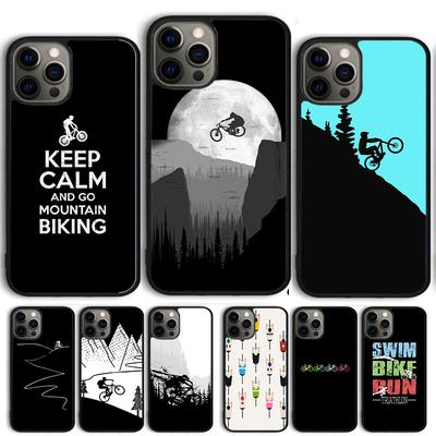 Mountain Bike Cycling Coque Shell For iPhone 17 Air 15 16 14 13 12 Pro Max 11 Pro Max Plus Phone Case Cover