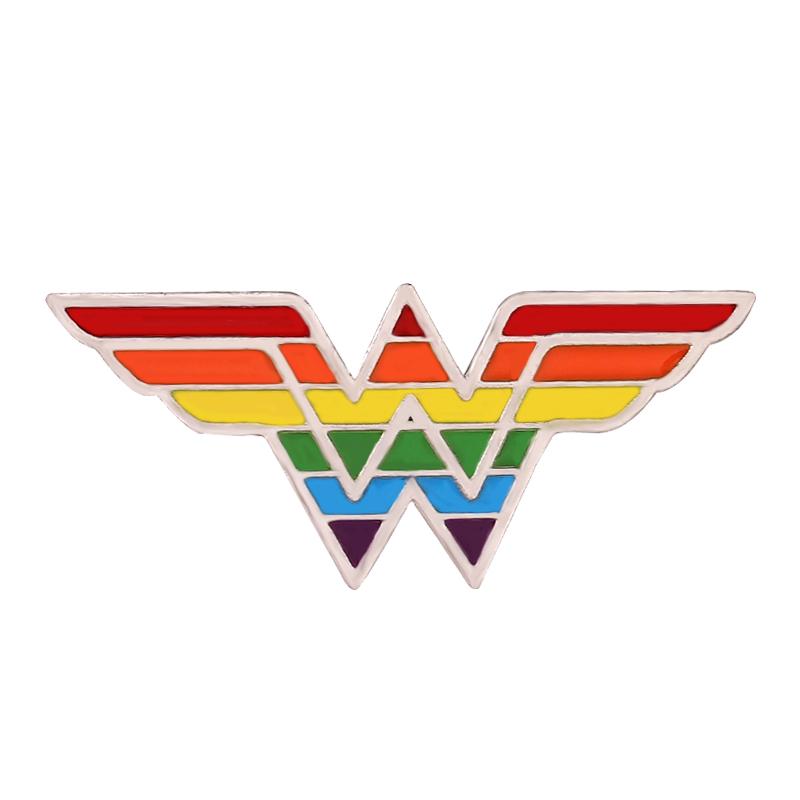 LGBT Pride Enamel Pins Custom Rainbow Book Cats Feather Tooth Heart Shape Brooches Lapel Badges Jewelry Gift for Partner  Lover