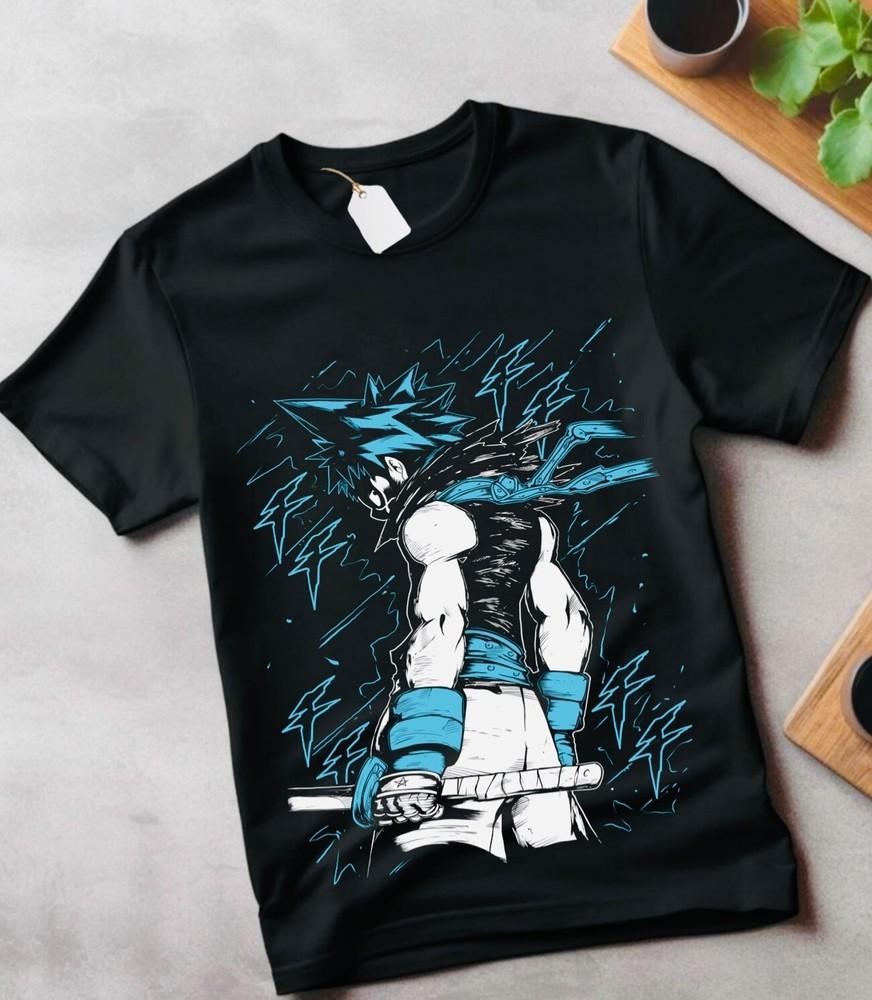 

Anime Black Star T-Shirt Soul Eater Death the Kid Japanese Anime Gift Shirt M