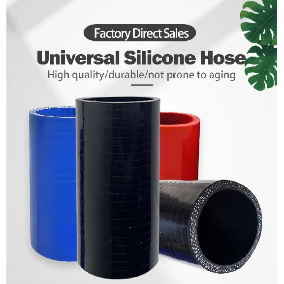ID16-135mm Length100-1000mm Black Straight car silicone hose Intercooler Coolant Tube turbocharger connector tube Universal pipe