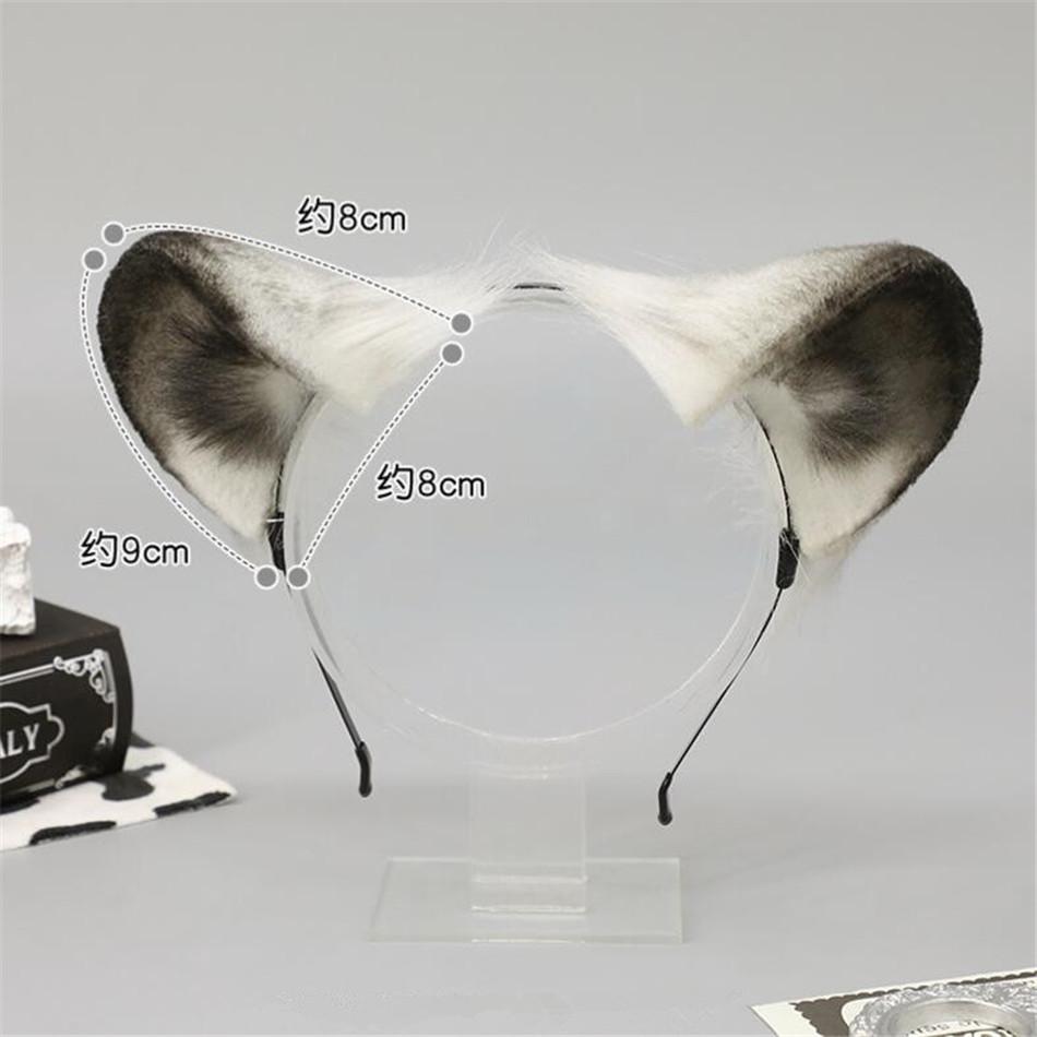 Cute Bear Furry Animal Beast Ears Headband Hair Hoop KC Anime Lolita JK Cat Cosplay Hair Accessories B2598
