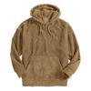 Men's Sweatshirt Thickened Corduroy Long Sleeve Solid Color Kangaroo Pocket Shoulder Hoodie