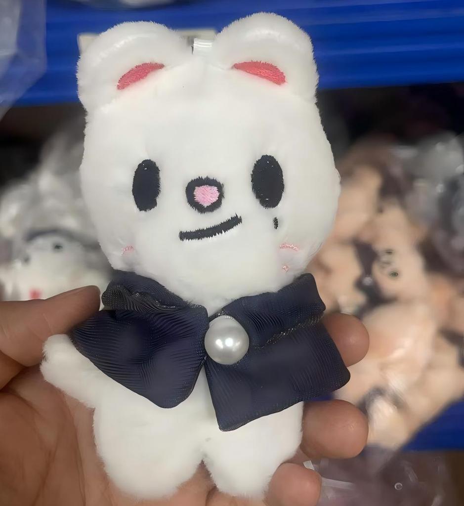 10cm Kpop Cartoon Stuffed Animal Plushies Stay Plush Doll Toys Kawaii Adults Fans Keychain Pendant Kid Gift Cuddly Fluffy Huggable Comfort Adorable