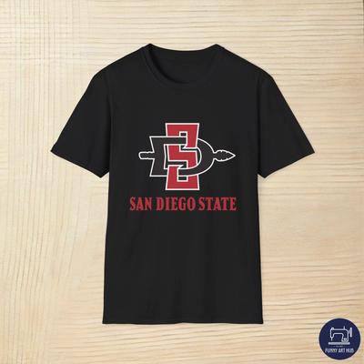 T-shirt Unisex con Logo Baseball San Diego State Aztecs