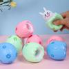 Squishy Bunny Stress Relief Cute Rabbit Squeeze Toys For Fidget Autistic Anxiety Adhd Birthday Easter Eggs Party Favors
