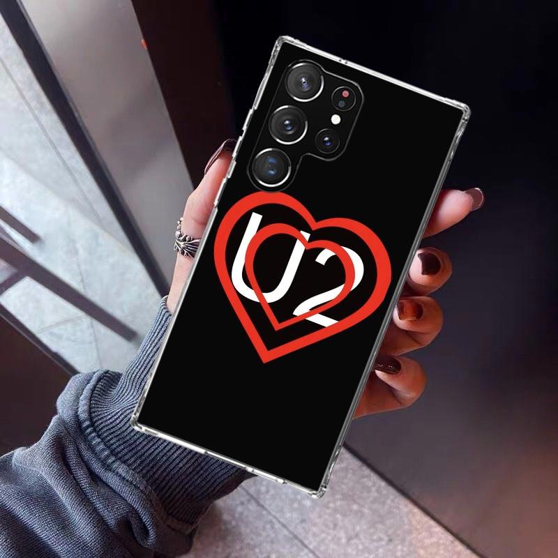 Band U-U2 Rock Phone Case For Samsung Galaxy S26 S25 Edge S24 S23 Ultra S22 Plus S21 S20 FE Soft TPU Back Cover Funda Galaxy S25