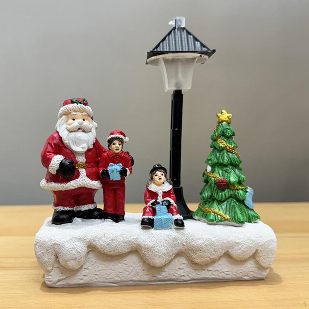Christmas Figurine Nightlight Table Lamp for Home And Office