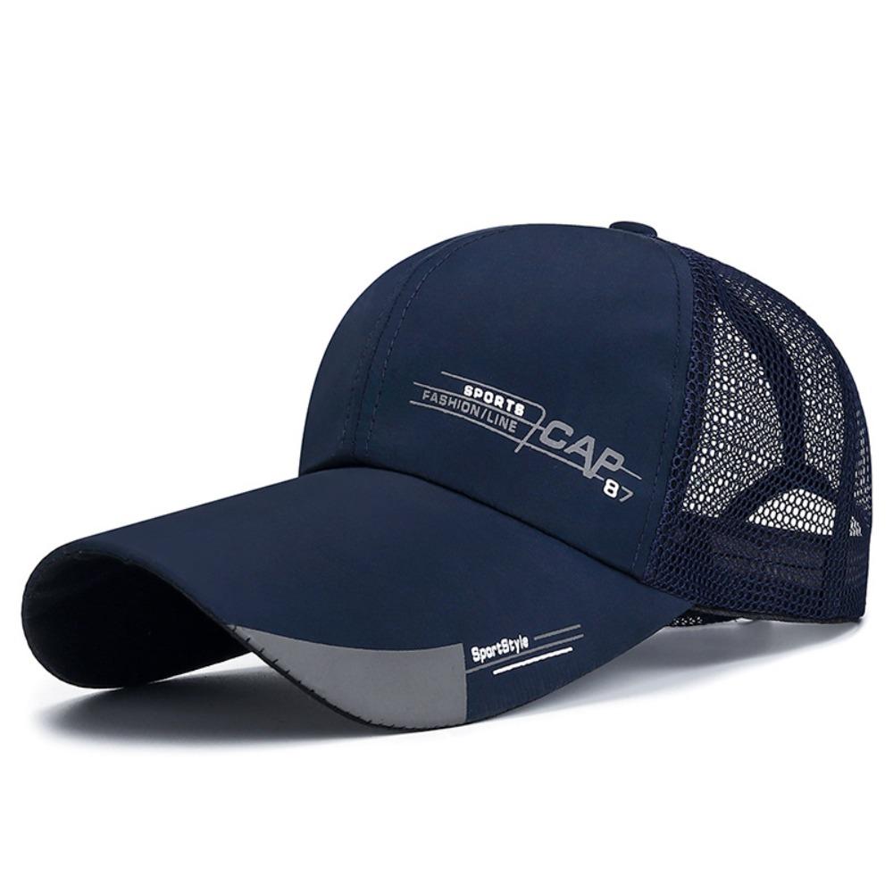 Wide Brim Mesh Baseball Cap Breathable Hip Hop Hats Unisex Sun Visor Hat  Summer