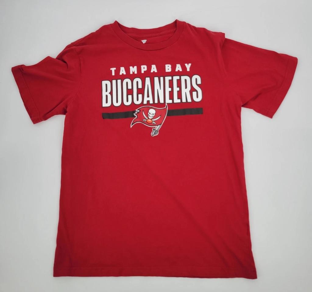 Tampa Bay Buccaneers Maglietta Grande Fanatics Casual Calcio NFL Abbigliamento per tifosi Squadra
