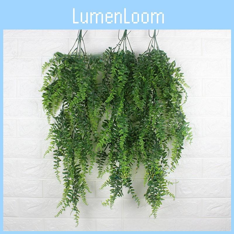 Synthetic Wall Greenery With Pteridium Latiusculum For Bar Decor And Photo Shoots