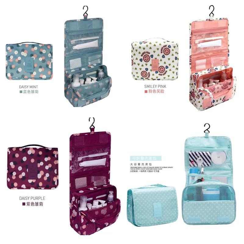 Gancho de Viagem Multifuncional Bolsa de Maquiagem Bolsa de Armazenamento de Cosméticos Impermeável Organizador de Beleza para Artigos de Higiene Pessoal Bolsa de Armazenamento para Banheiro Feminino