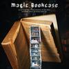 Dark Magic Bookcase Pet Tape Set With Clip, Waterproof Gothic Scrapbook Sticker Rolls
