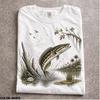 Vintage 90s Snakehead Fish Shirt, Retro River Monster Graphic Tee, Artistic Lake Nature Aesthetic Top, Comfort Colors® Snakehead Fisherman