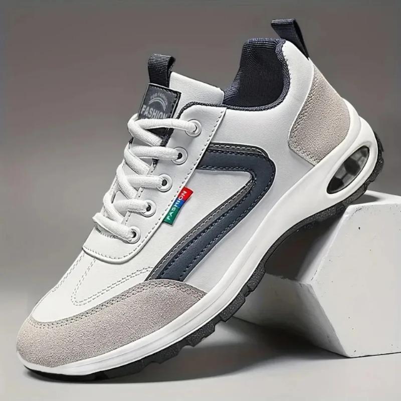 Men's Trendy Sports Shoes Lightweight Breathable Modern N Slip Shoes Suede Detailing Outdoor Stylish Daily Wear Men Sneakers
