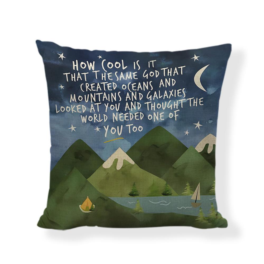 Colorful And Interesting Words Throw Pillow Covers With Digital Printing Of Short Plush Fabric Car-Shaped Sofa Cushion