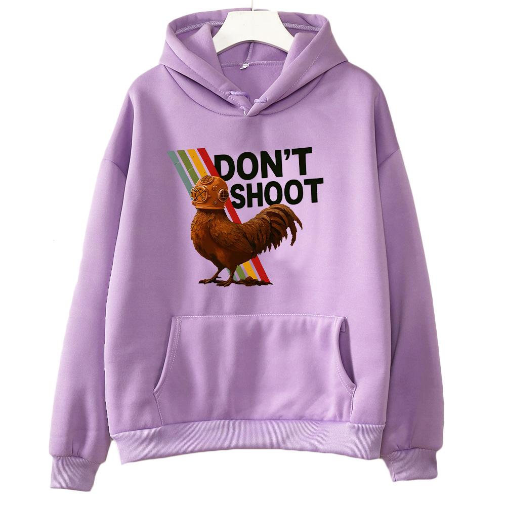 Grafica Non Sparare Felpa con Cappuccio ARC Felpe ARC Raiders Felpa per Giocatori Uomo Donna Felpa con Cappuccio Ispirata ad Arc Raiders Pullover Top Y2K Outfit coordinato per coppia