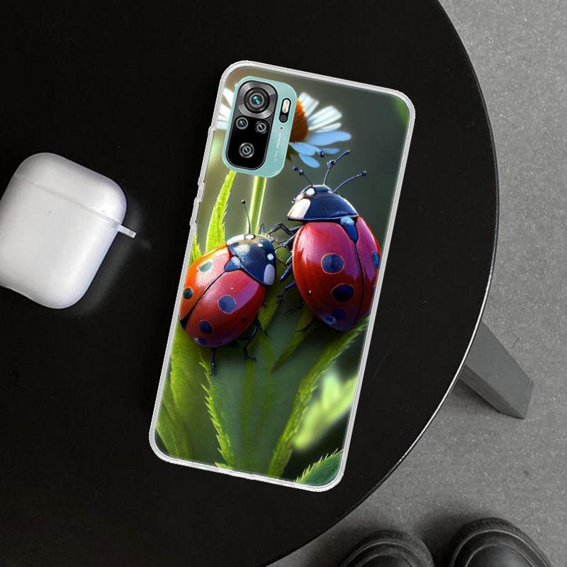 Insect Seven-Star Ladybug Phone Case Cover for Xiaomi Redmi Note 15 14 13 12 11 Pro Plus 14S 12S 11S 11T 11E 10S 10 Customized F